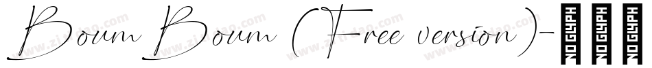 BoumBoum (Free version)字体转换